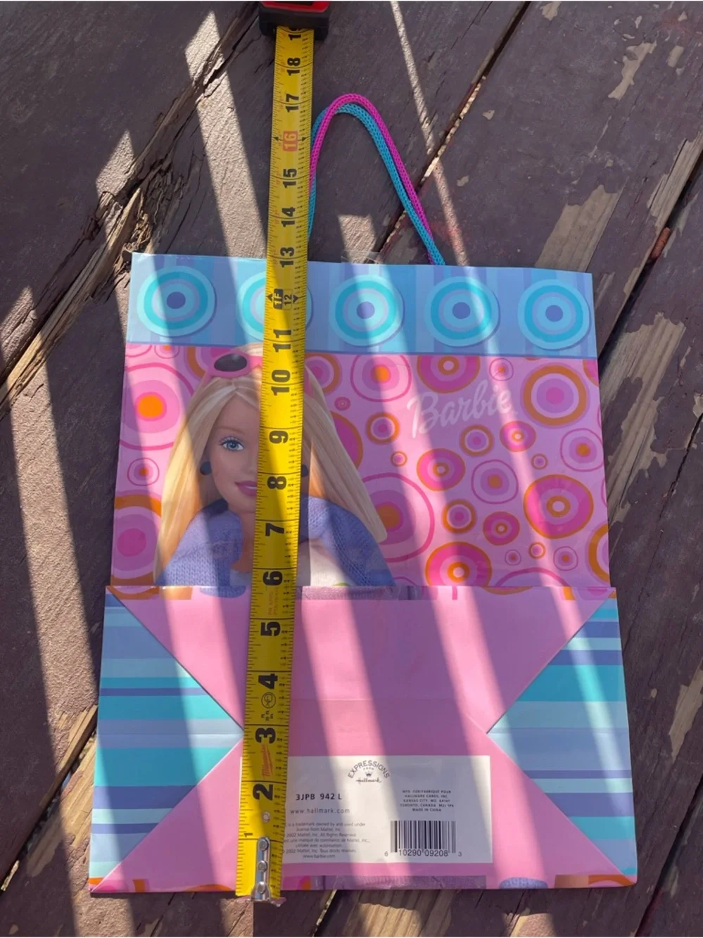 Vintage Mattel Barbie Hallmark Expressions Gift Bag Birthday Party Rare